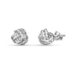 Load image into Gallery viewer, Knot Rope Style 925 Sterling Silver Stud Earring
