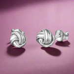 Load image into Gallery viewer, Two Tone Curly Round 925 Sterling Silver Earring
