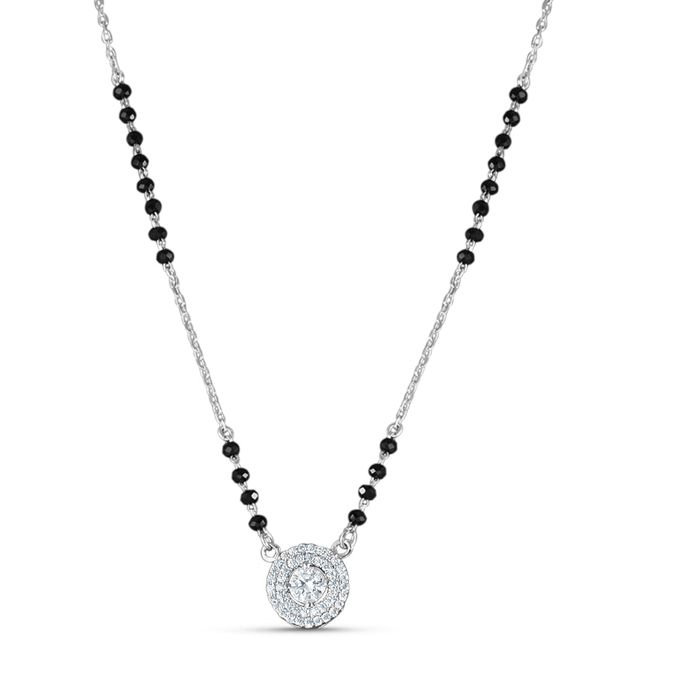 Mridula Mangalsutra in 925 Sterling Silver 17 inches +1 inch adjustable