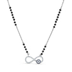 Load image into Gallery viewer, Evil Eye Mangalsutra in 925 Sterling Silver 17 inches +1 inch adjustable
