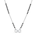 Load image into Gallery viewer, Infinity Mangalsutra in 925 Sterling Silver 17 inches +1 inch adjustable
