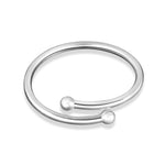 Load image into Gallery viewer, One Pair 925 Plain Silver Baby Kada -  Adjustable (ideal for Newborns to 3 years age)
