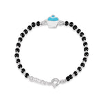 Load image into Gallery viewer, One Pair Cupcake Silver Baby Nazariya Bracelet -  With Adjustable links 12+1 cm  (ideal for Newborns to 3 years age
