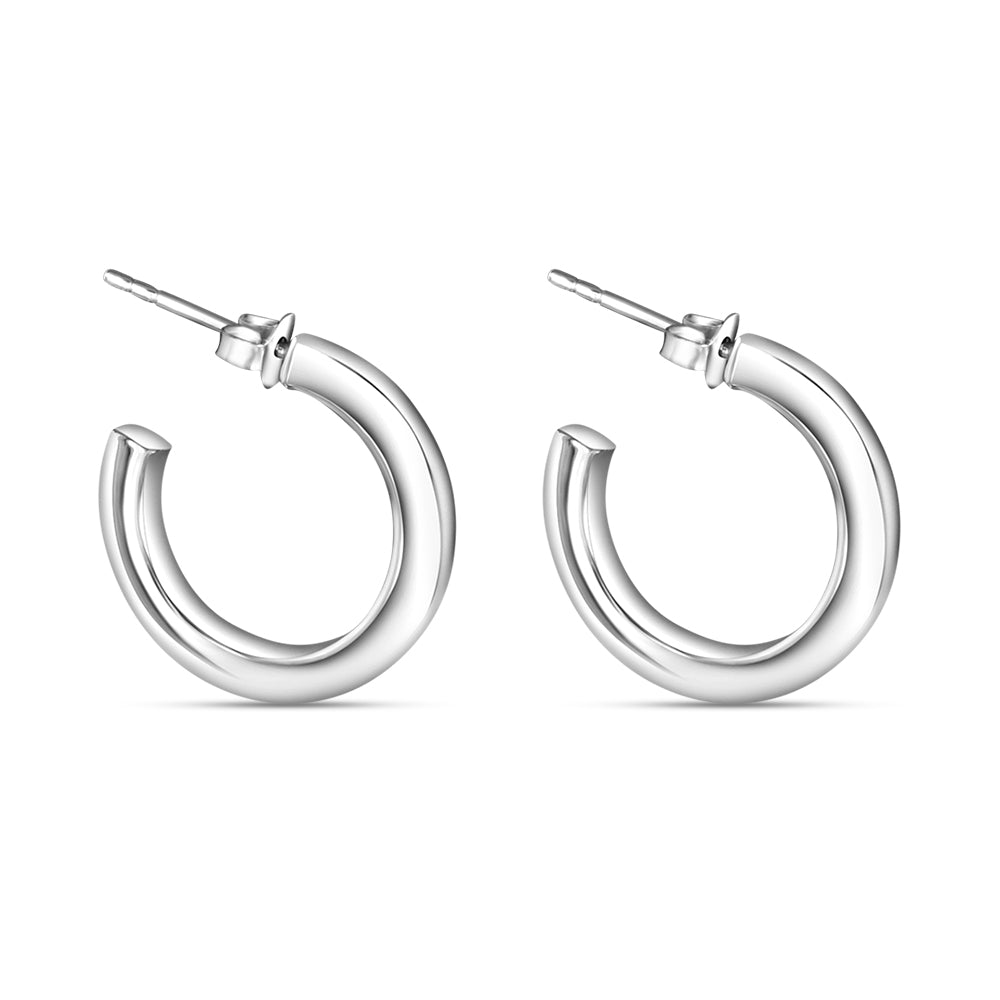 925 Sterling Silver Hoop Earrings