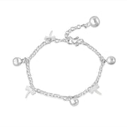 Charm Bracelet 925 Sterling Silver Bracelet