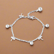 Charm Bracelet 925 Sterling Silver Bracelet