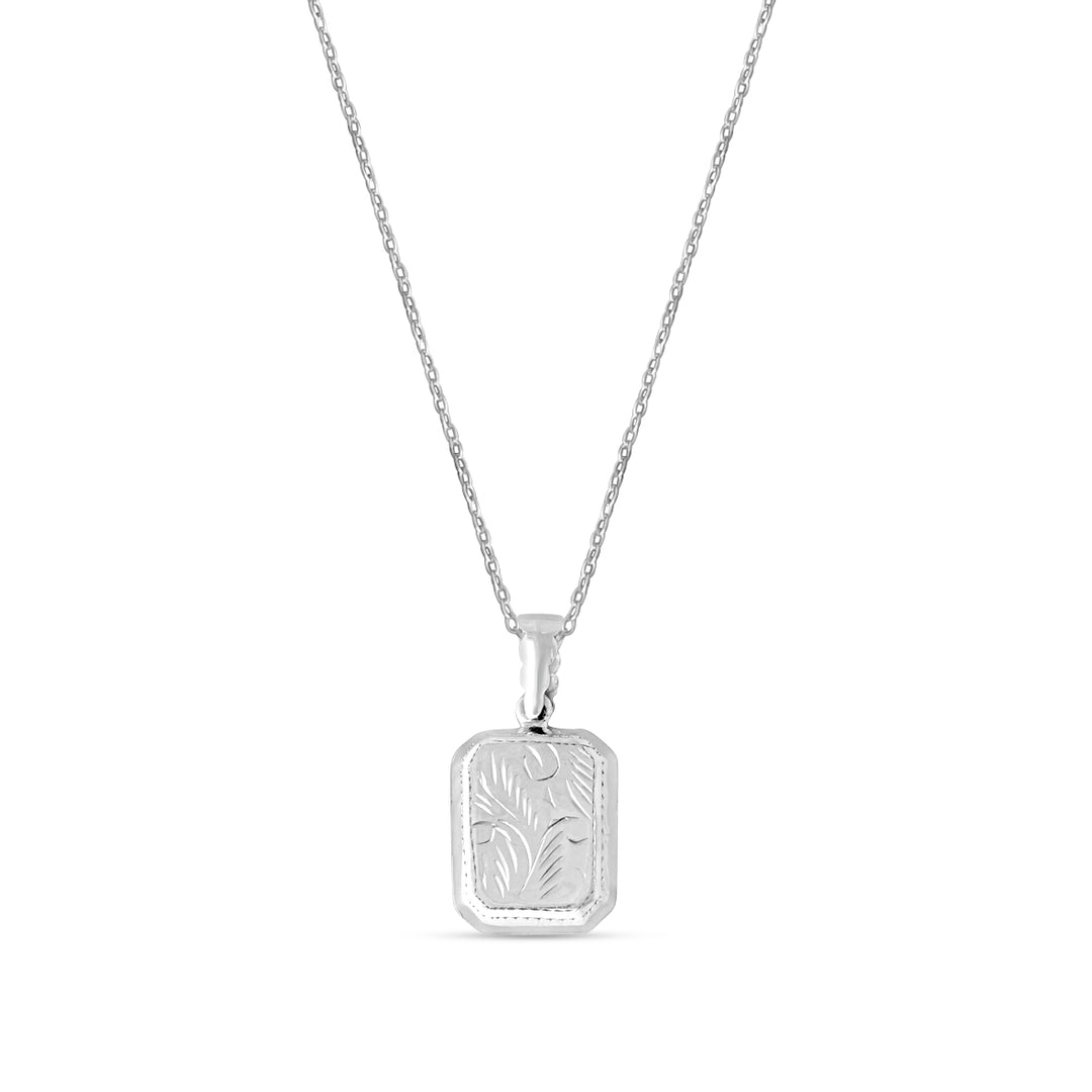 Photo Locket Rectangle Openable Pendant 925 Sterling Silver With Chain
