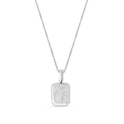 Photo Locket Rectangle Openable Pendant 925 Sterling Silver With Chain