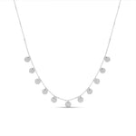 Load image into Gallery viewer, 925 Sterling Silver Disc Necklace
