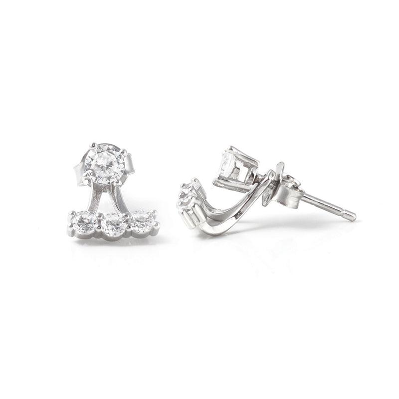 Enchanting Jacket 925 Silver Earring