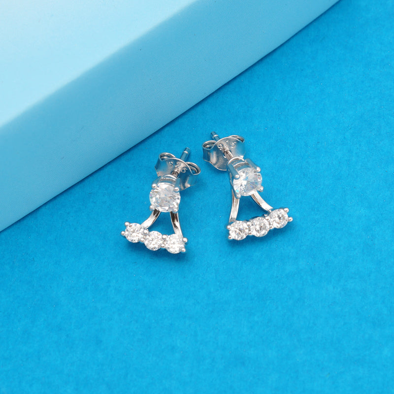 Enchanting Jacket 925 Silver Earring