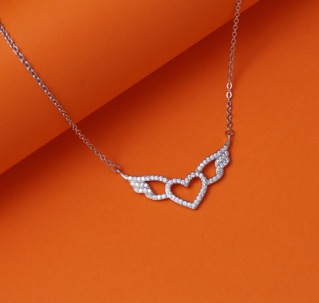 Wings of Love 925 Silver Pendant Chain