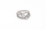 Load image into Gallery viewer, Multi Layered Solitaire 925 Silver Ring
