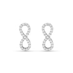 Load image into Gallery viewer, Infinity 925 Silver Earrings
