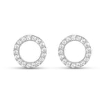 Load image into Gallery viewer, Circle of Life 925 Silver Earrings
