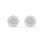 Load image into Gallery viewer, Asha Halo Studs 925 Silver Earrings
