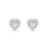 Load image into Gallery viewer, Shubham Solitaire Halo 925 Silver Earrings
