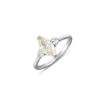 Load image into Gallery viewer, Thelma Solitaire 925 Silver Rings
