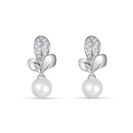 Load image into Gallery viewer, Pearl Studs 925 Silver Earrings
