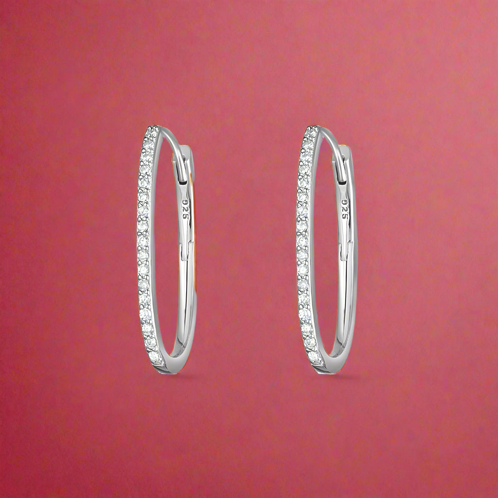 Silver earring