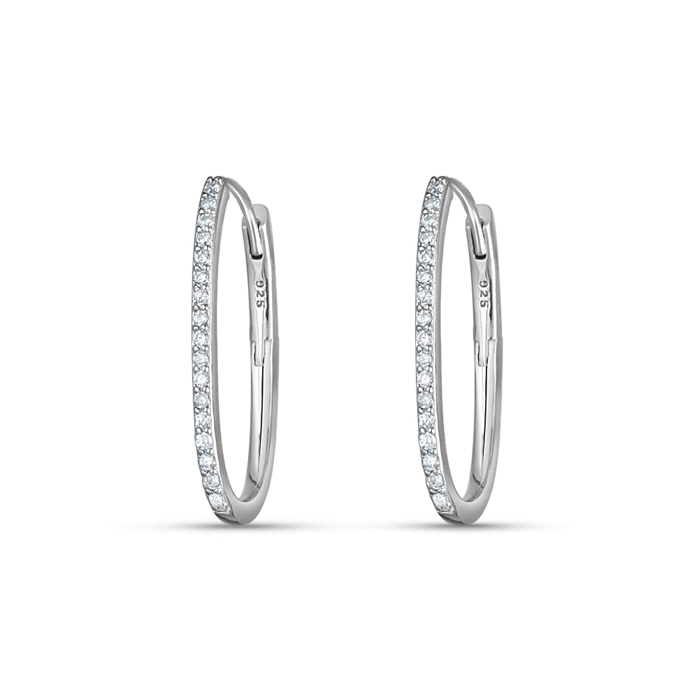 Classic Hoop Bali 925 Silver Earrings