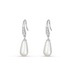 Load image into Gallery viewer, Pearl Danglers 925 Silver Earrings
