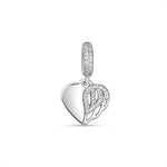 Load image into Gallery viewer, Wings of Love  925 Silver Pendant /Charm
