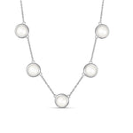 Load image into Gallery viewer, White Pearlwinkle 925 Necklace with Adjustable Length
