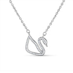 Load image into Gallery viewer, Swan  925 Silver Necklaces with Adjustable Length
