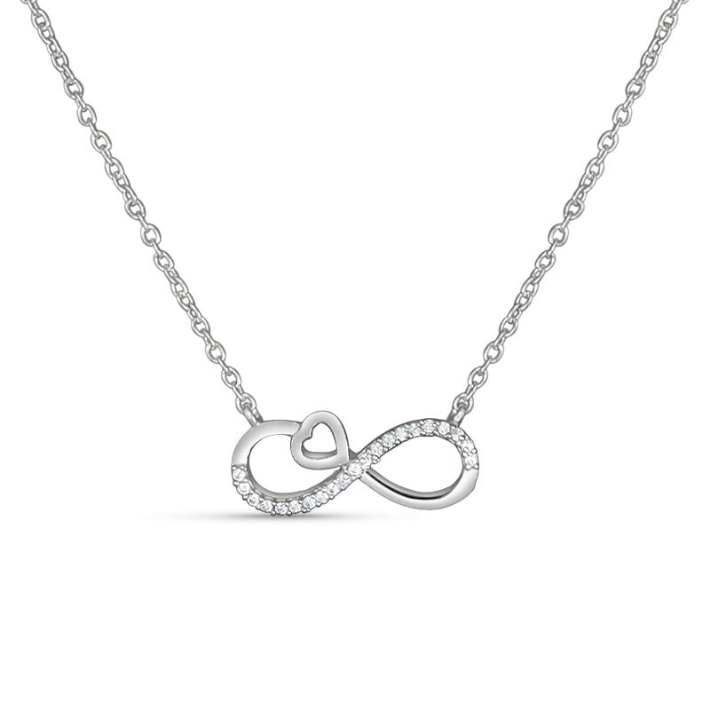 Infinity Love 925 Silver Necklace