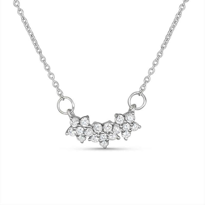 Twinkle Star 925 Silver Necklace with Adjustable Length