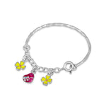 Load image into Gallery viewer, One Pair Bloom Kids 925 Silver Bracelet (For: Newborns to 3 years)
