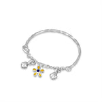 Load image into Gallery viewer, One Pair Bloom Kids 925 Silver Bracelet (For: Newborn to 3 years)
