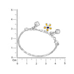 Load image into Gallery viewer, One Pair Bloom Kids 925 Silver Bracelet (For: Newborn to 3 years)
