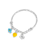 Load image into Gallery viewer, One Pair Bloom Kids 925 Silver Bracelet (Age group: Newborn to 2 years)
