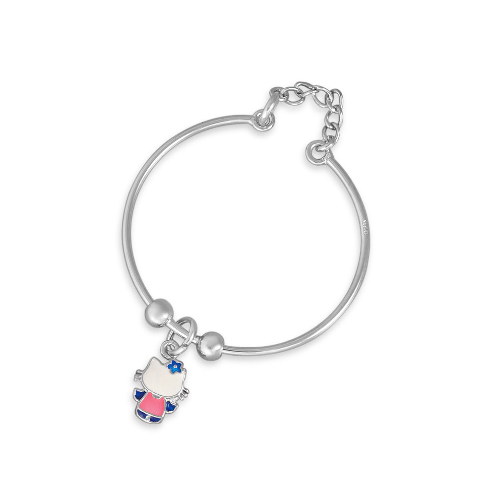 One Pair Bloom Kids 925 Silver Bracelet (Age group: Newborn to 3 years)