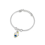 Load image into Gallery viewer, One Pair Bloom Kids 925 Silver Bracelet (Age group: Newborn to 3 years)
