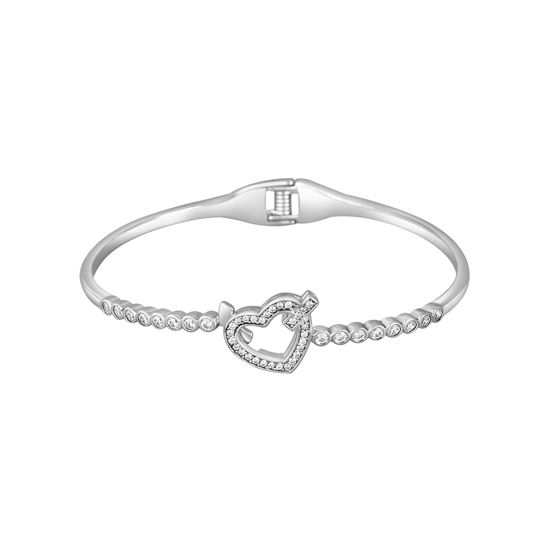 Heart Diluxe 925 Sterling Silver Bracelet