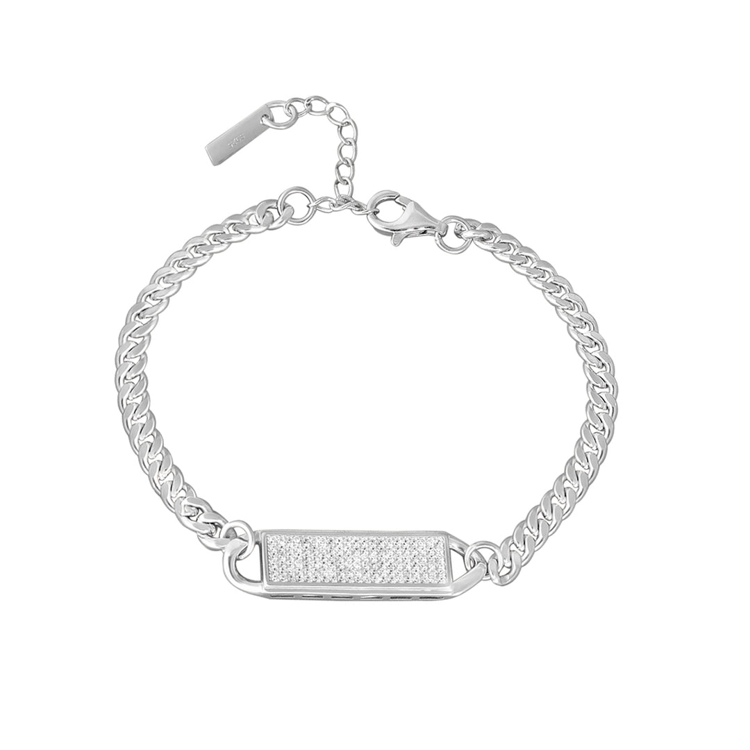 Pasha Alpine 925 Sterling Slver Bracelet with Adjustable Length