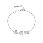 Load image into Gallery viewer, Silver Mist 925 Sterling Silver Bracelet with Adjustable Length
