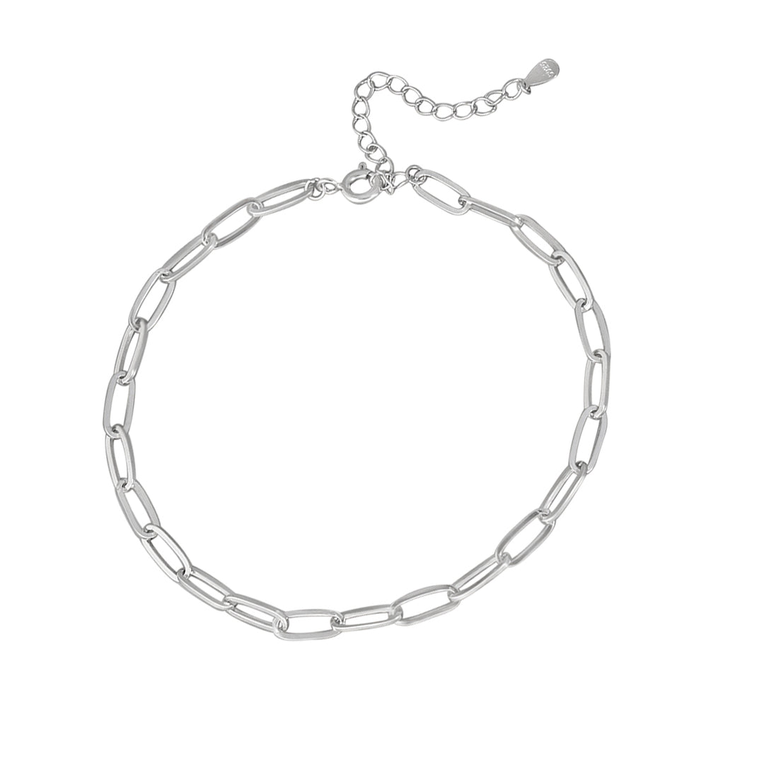 Admire Plain 925 Sterling Silver with Adjustable Length