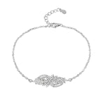 Load image into Gallery viewer, Aura 925 Sterling Silver Bracelet with Adjustable Length
