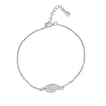 Load image into Gallery viewer, Princesessa 925 Sterling Silver Bracelet with Adjustable Length
