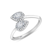 Kaleidoscope Pear 925 Sterling Silver Ring Adjustable ring size fits comfortably from Indian Ring Size 9 to 17