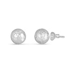 Load image into Gallery viewer, Dazzle 925 Sterling Plain Silver Stud Earrings
