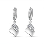 Load image into Gallery viewer, Love duo 925 Silver Bali Earring
