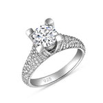 Load image into Gallery viewer, Jagruti 925 Sterling Silver Solitaire Ring
