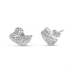 Load image into Gallery viewer, Swan 925 Sterling Silver Earrings
