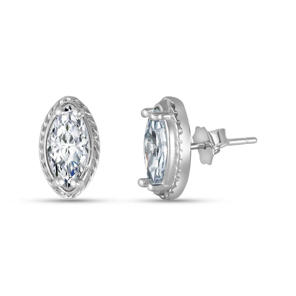 Midas Marquee 925 Sterling Silver Earrings