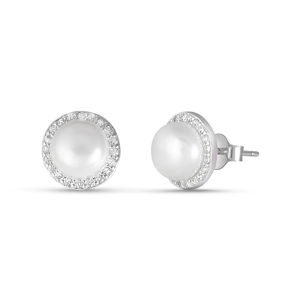 Pearl Glory 925 Sterling Silver Earrings